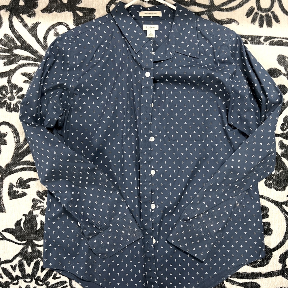 LL Bean wrinkle-free button down shirt